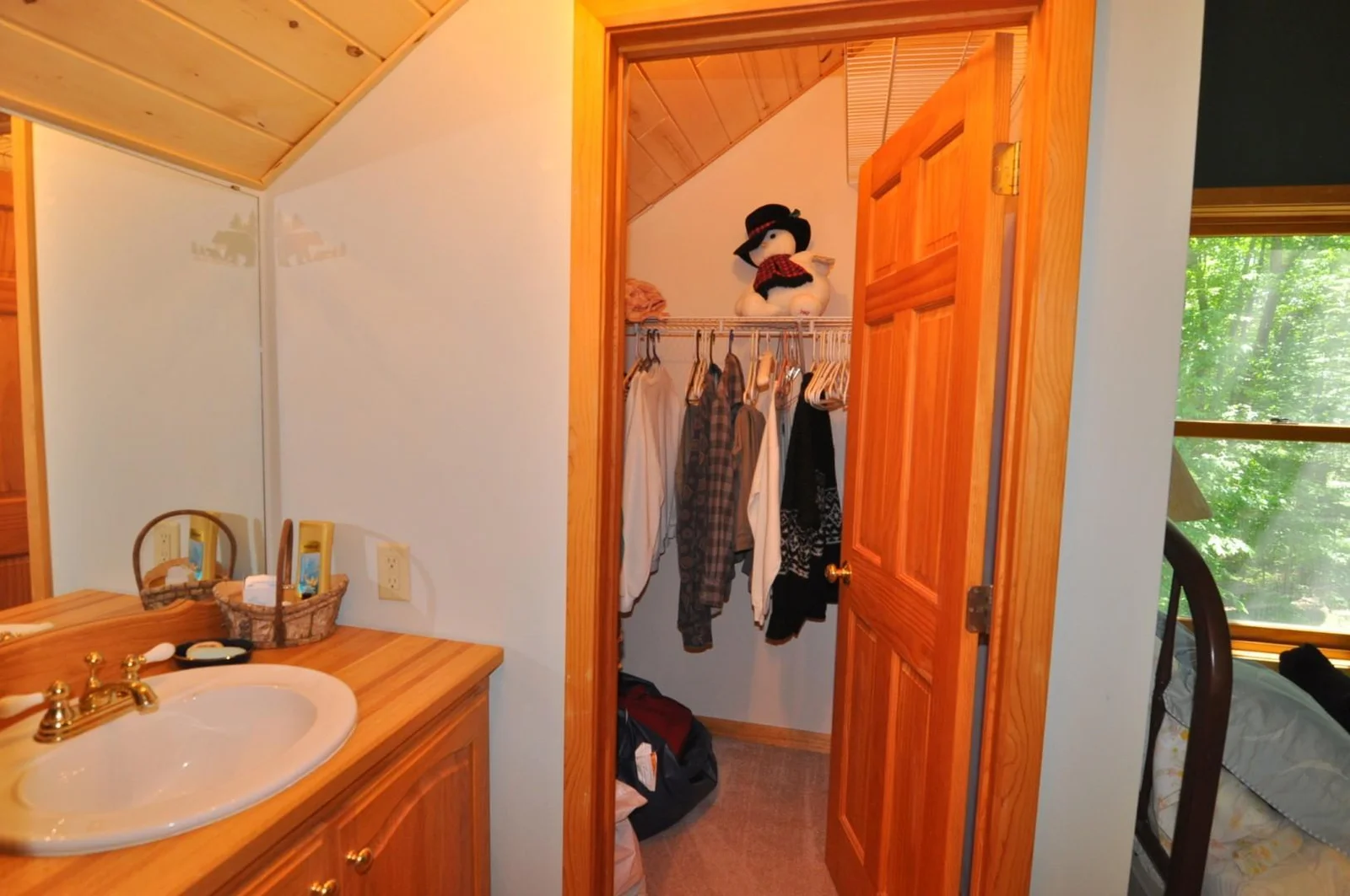 Closet in loft