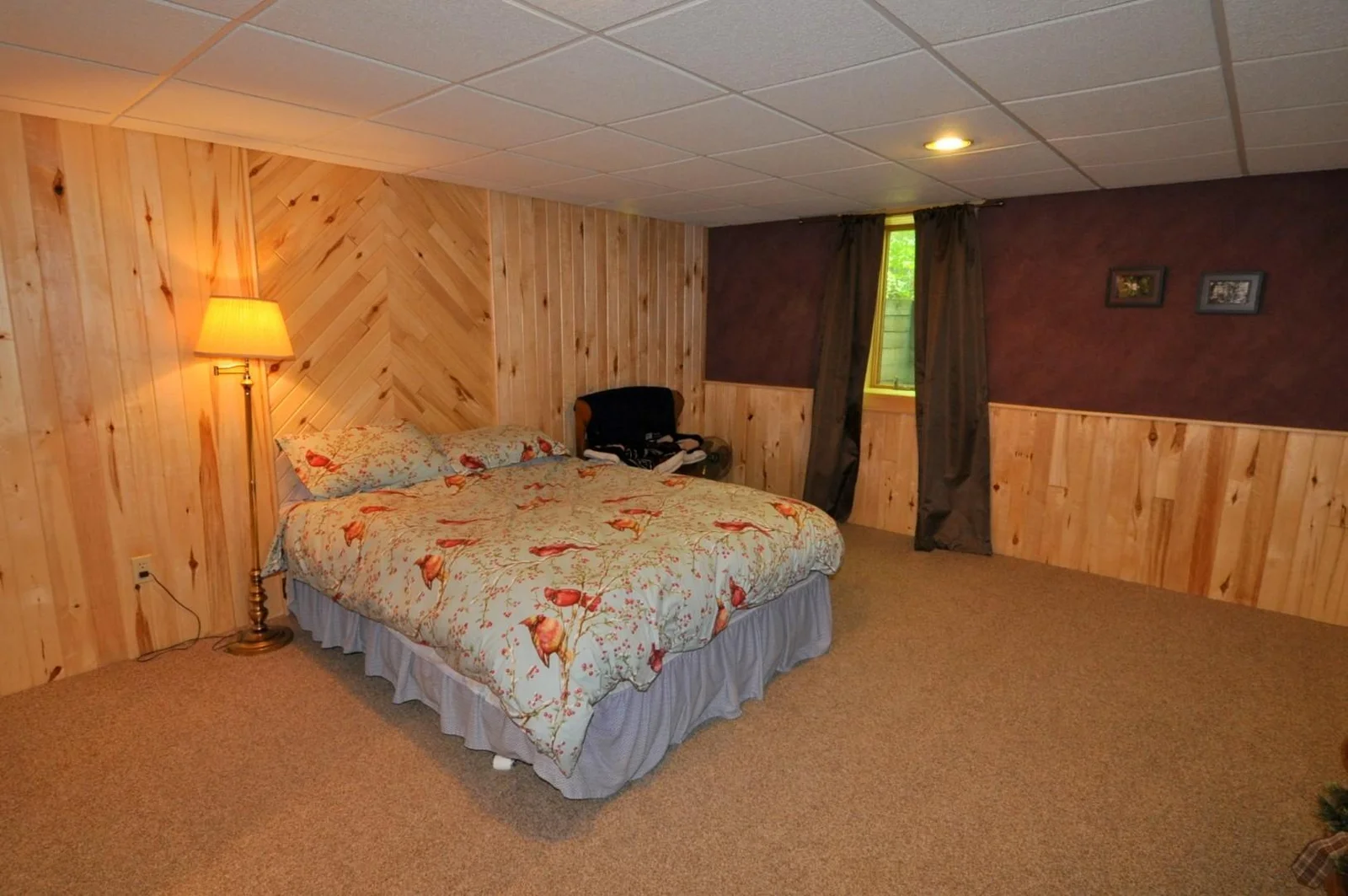 Lower Level Bedroom with Egress window