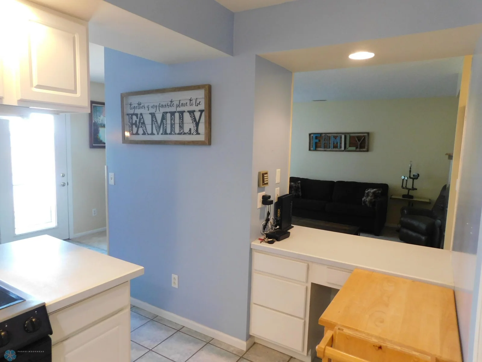 kitchen peak through