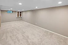 FAMILY ROOM WITH NEW CARPET