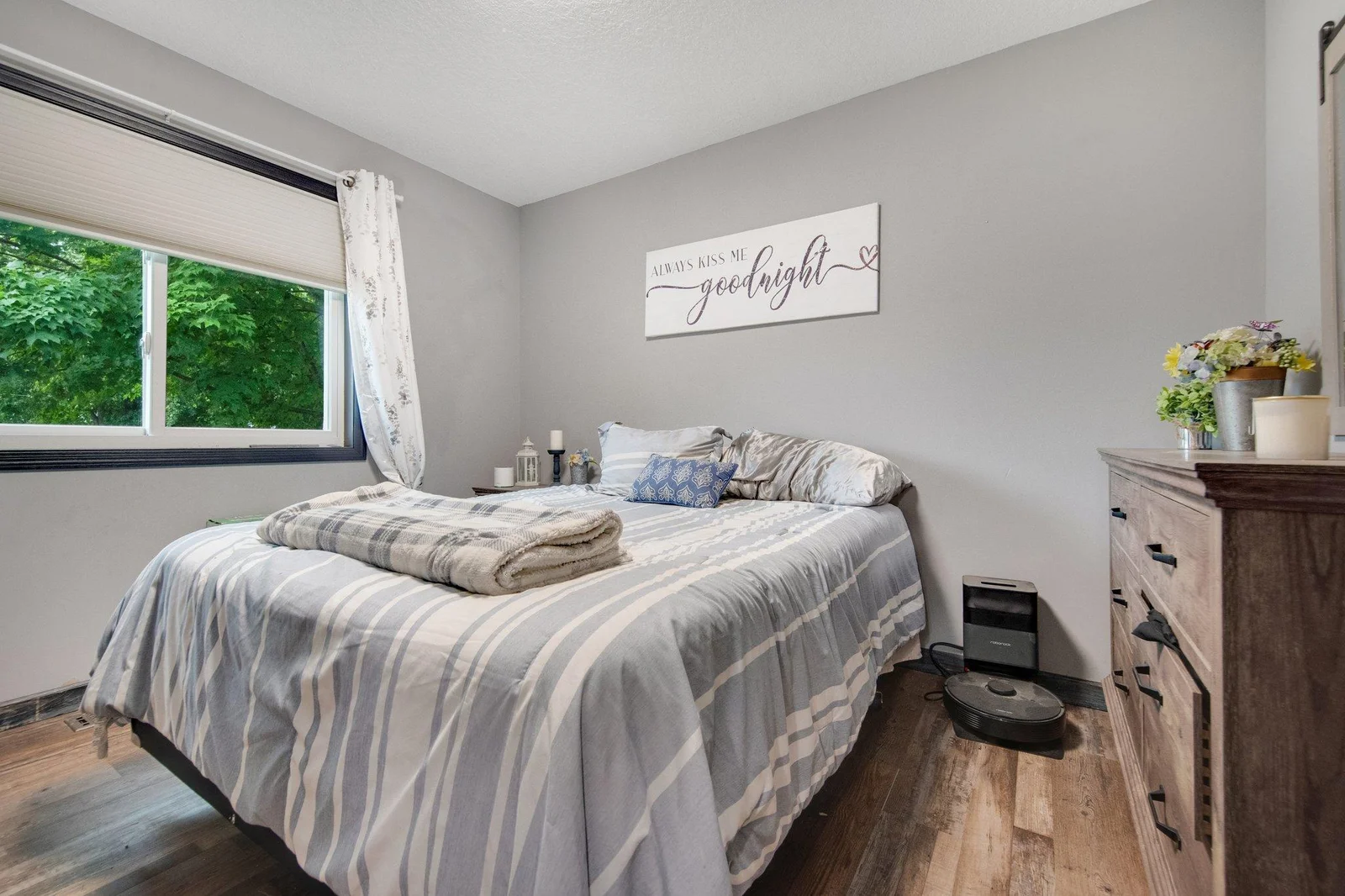 Lower level bedroom.