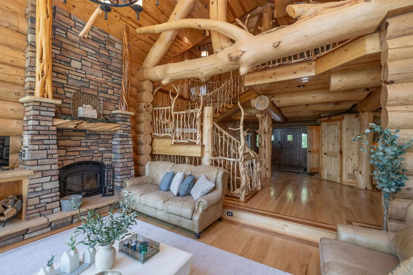 View from main floor living room