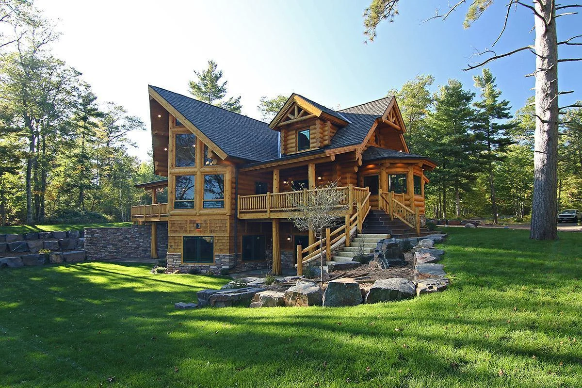 View of the home from the lake