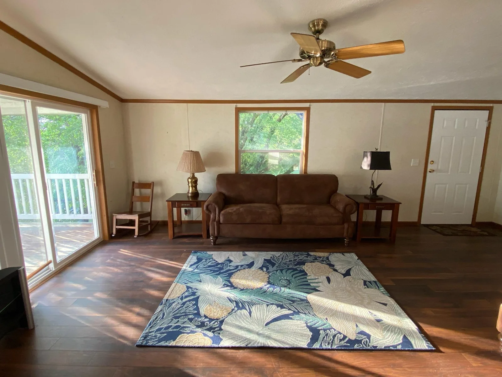Ceiling fans in many rooms of the home
