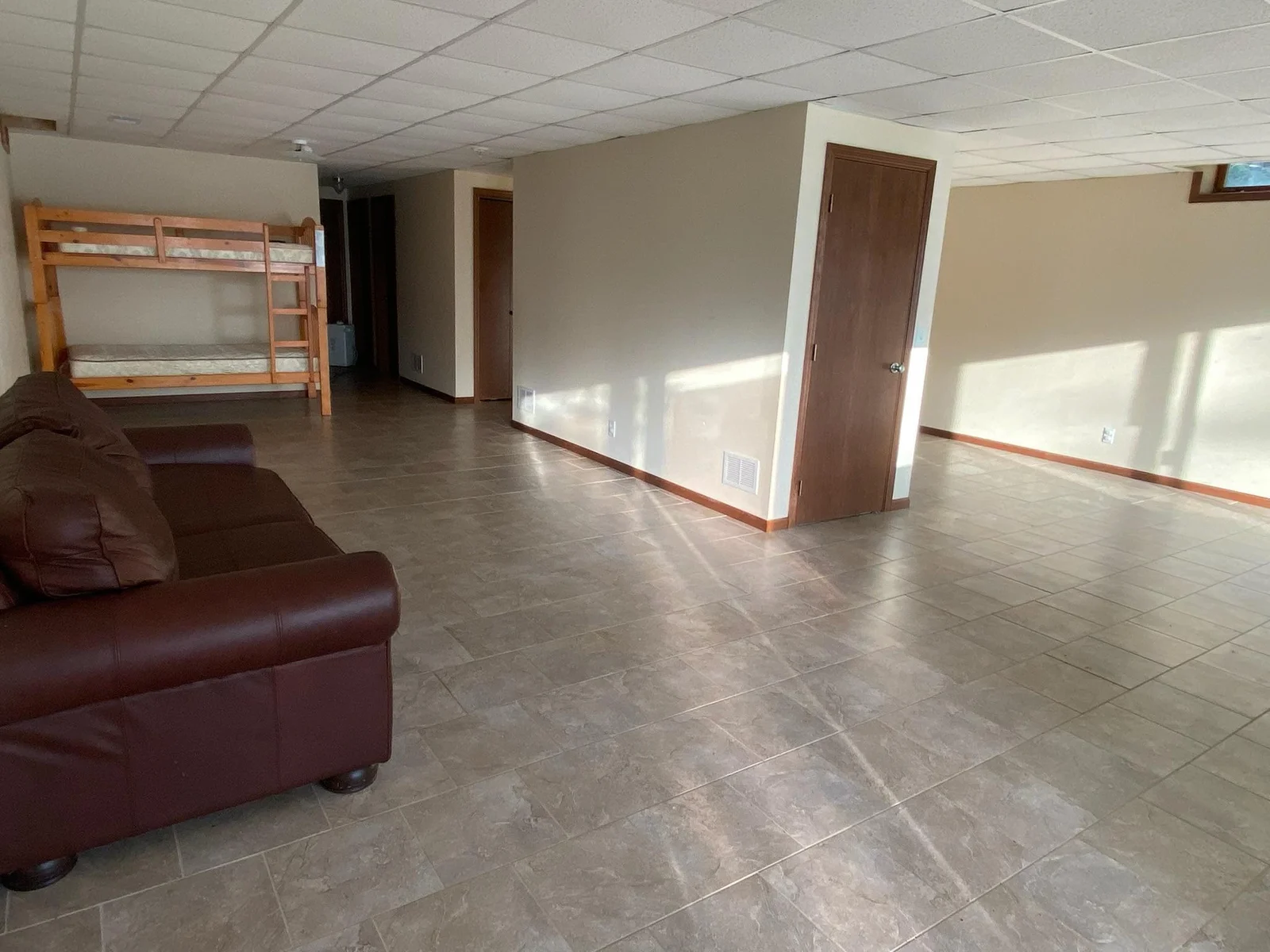 Other side of large lower level family room