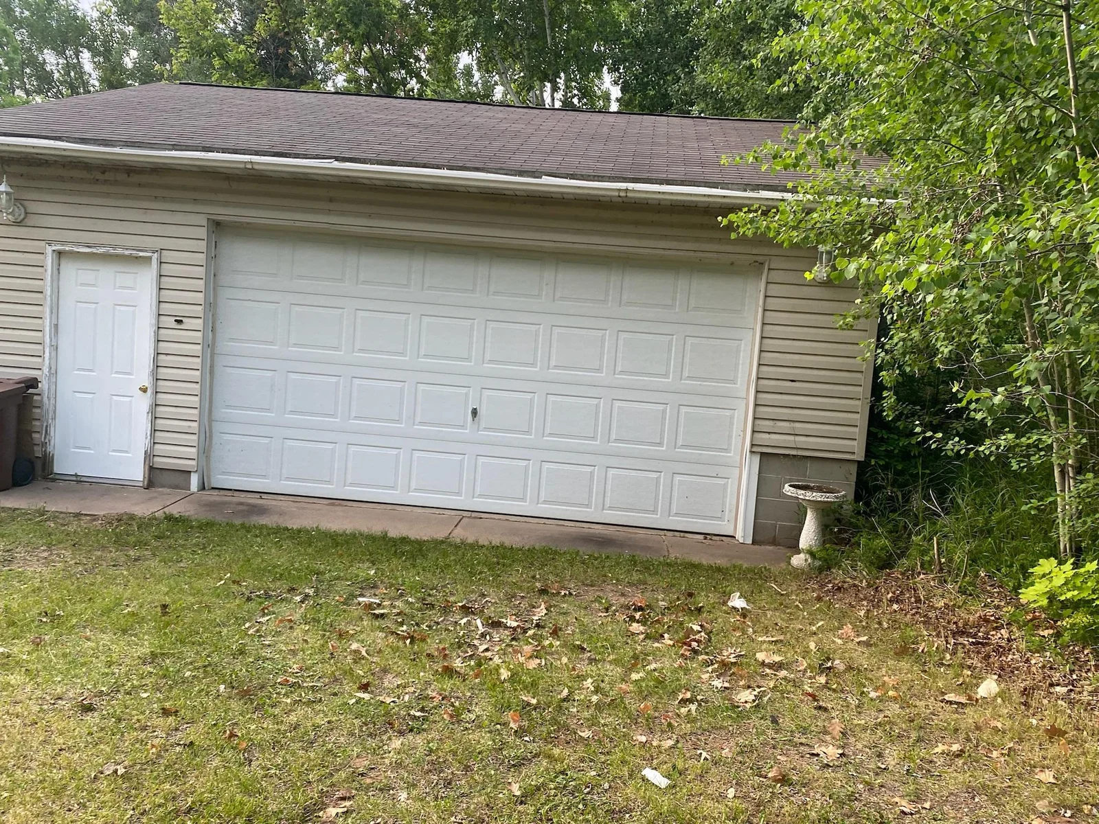 Oversized two car garage