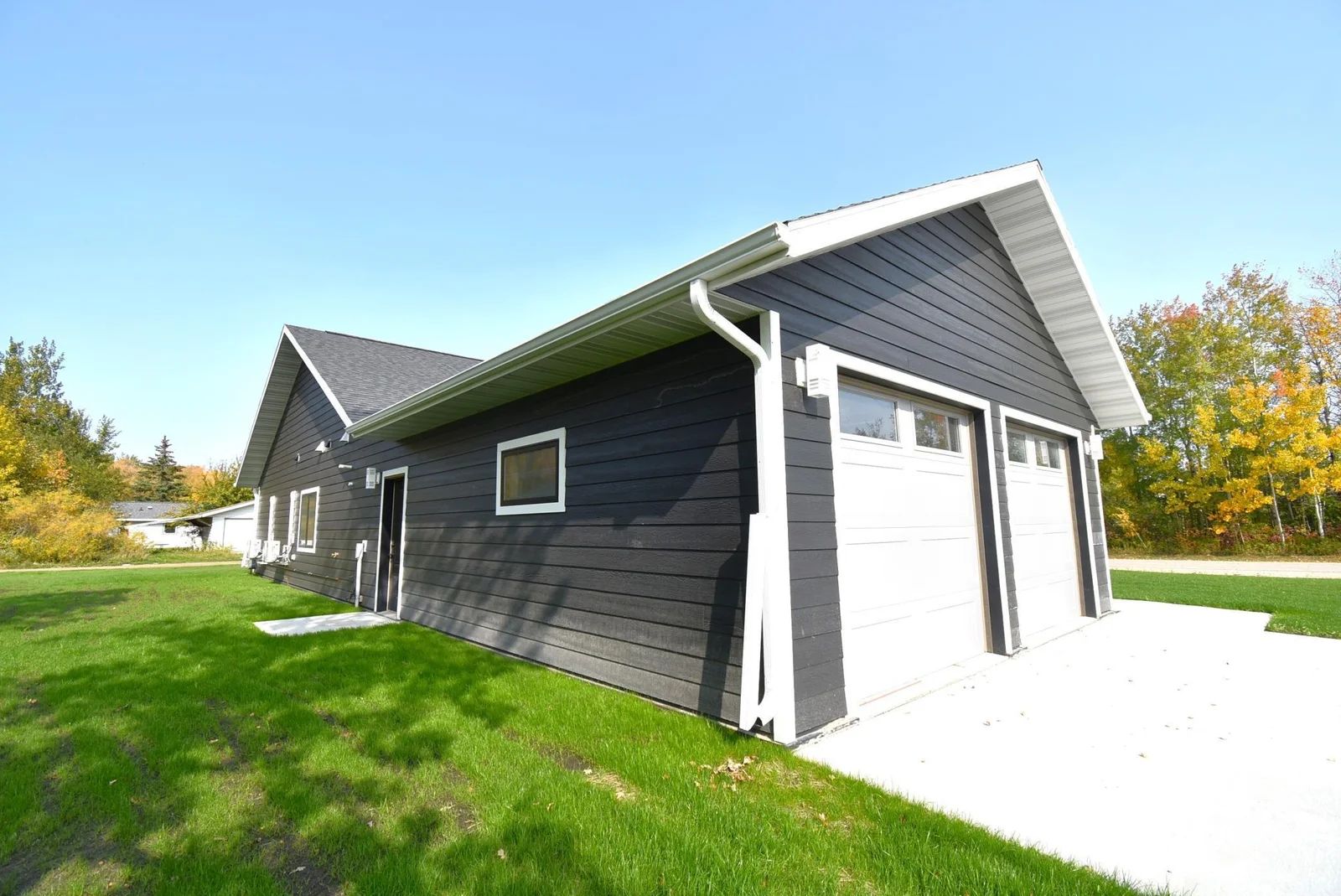 West Side of Home/Garage