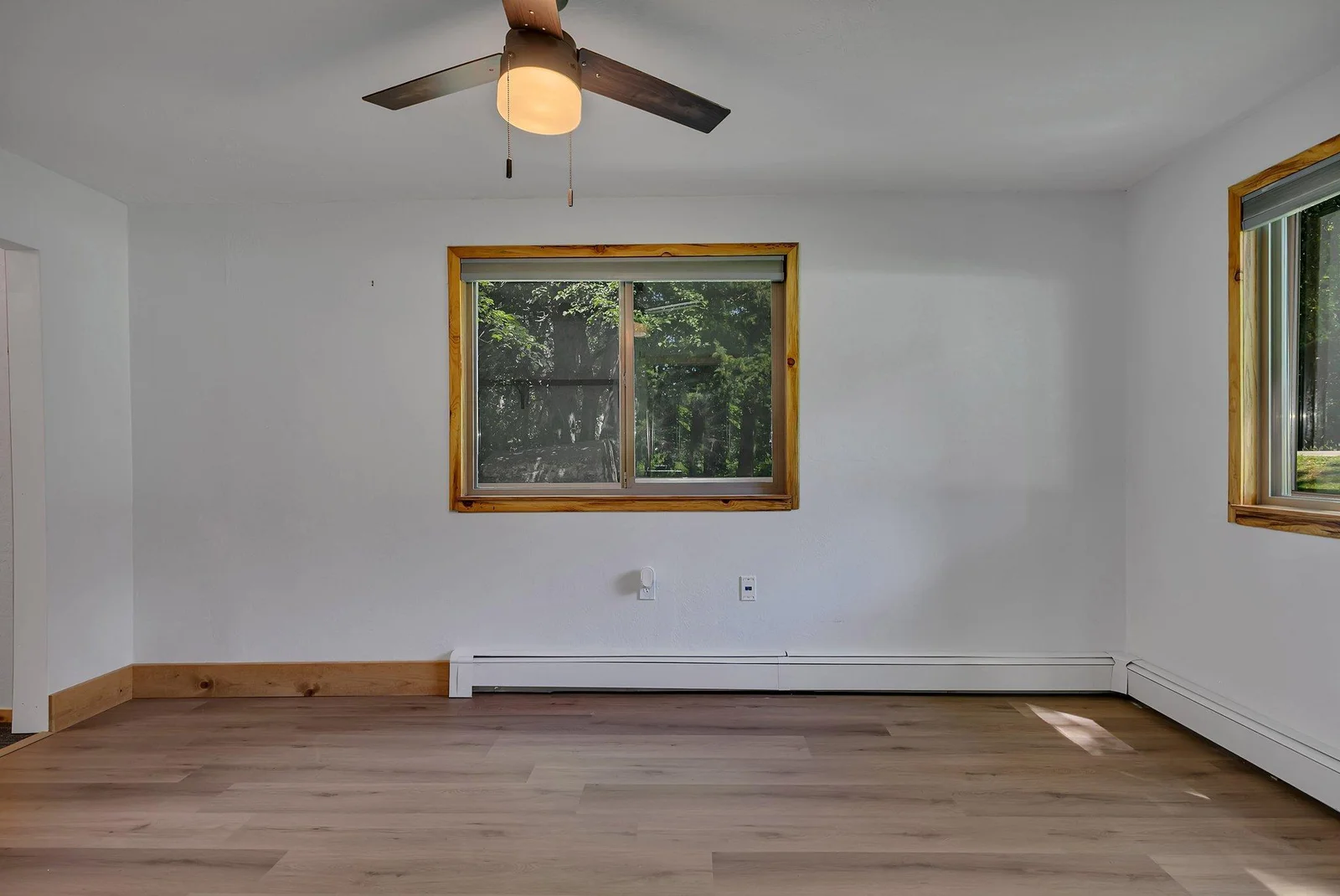 Main level primary bedroom with...