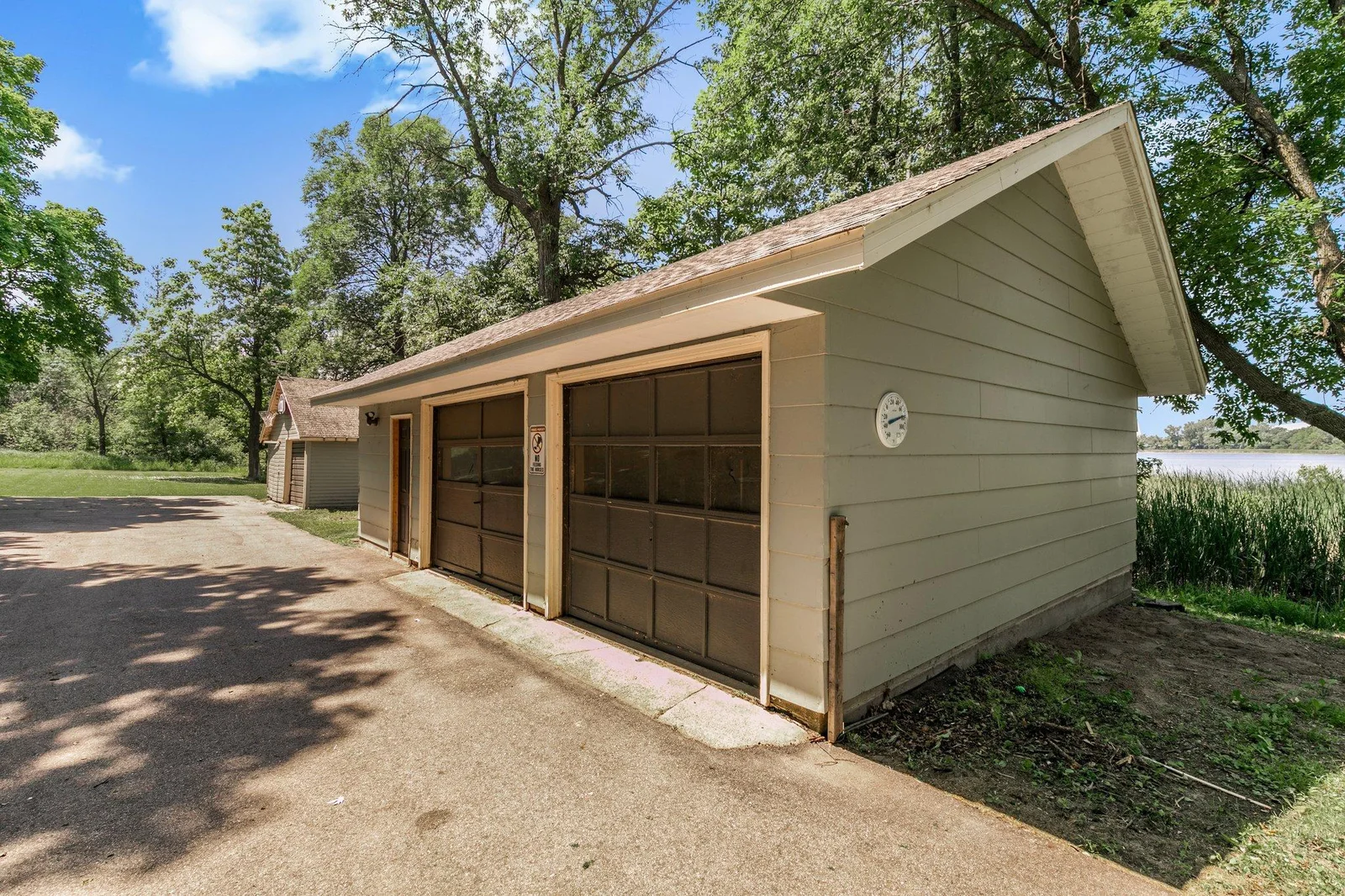 2-car detached garage!