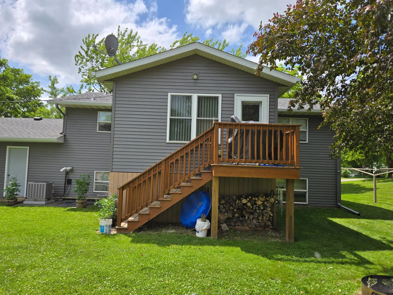 Stairs to Sun Room Entrance