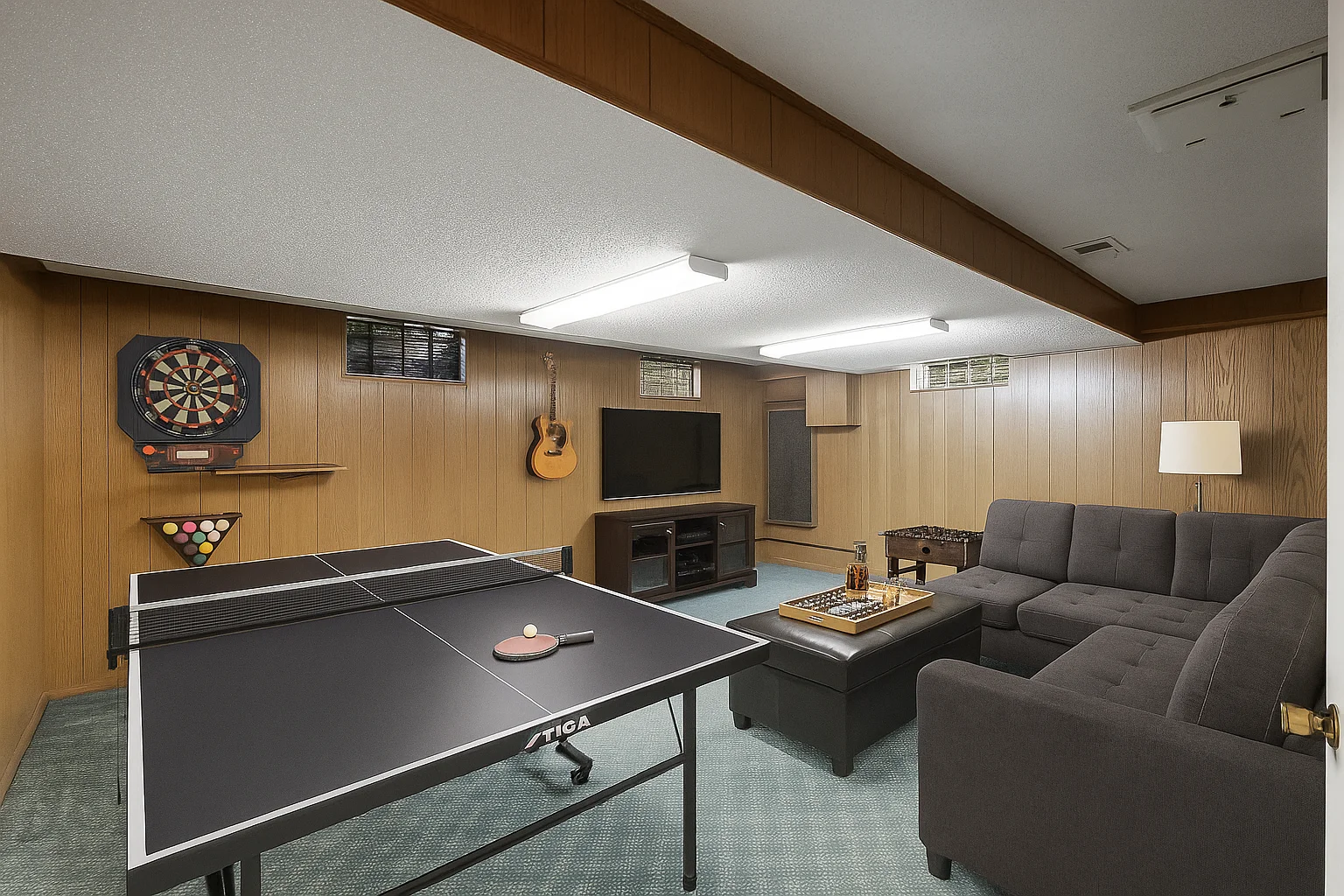 Play room virtually staged