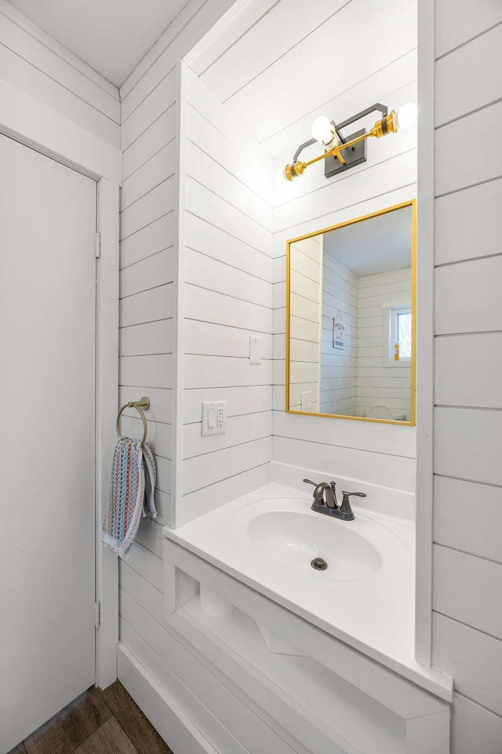 Renovated Upper Level 3/4 bathroom- vanity view