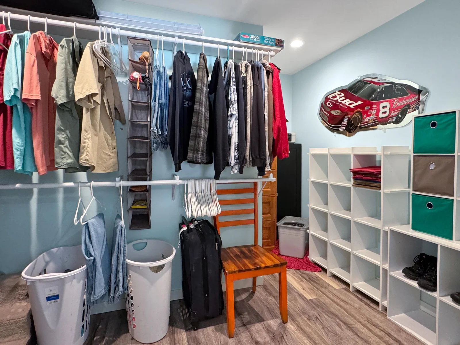Upstairs HUGE walk-in closet!