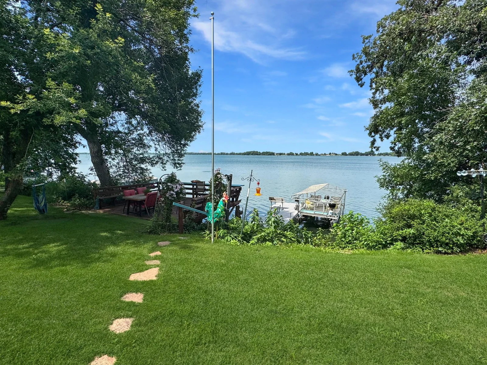 Down to the lake