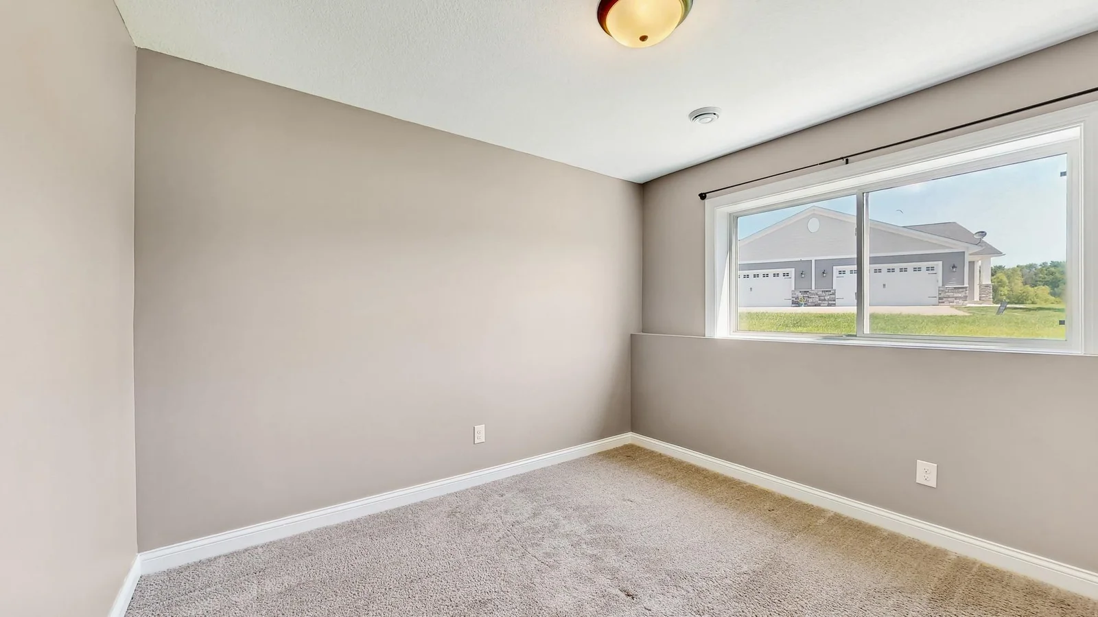 The second lower level bedroom