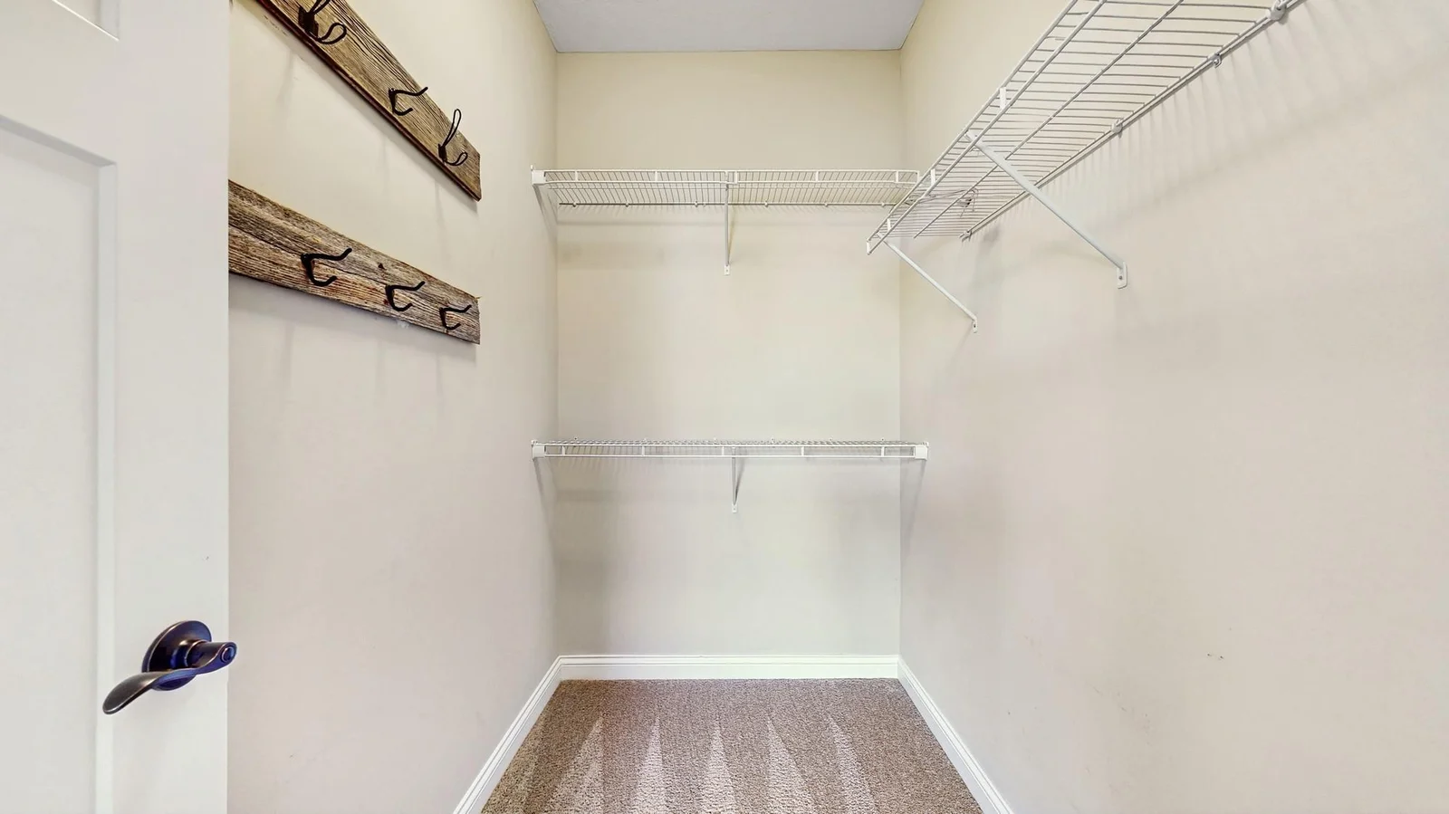 Large walk in closet in the primary bedroom!