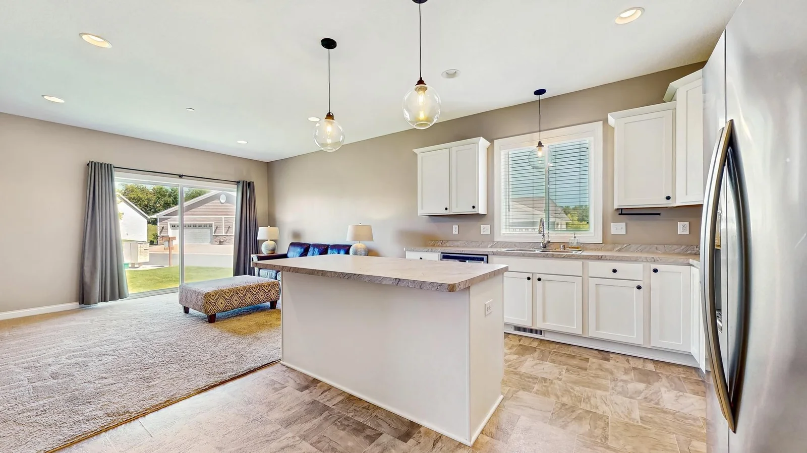 Bring your bar stools and hang out at the breakfast bar.