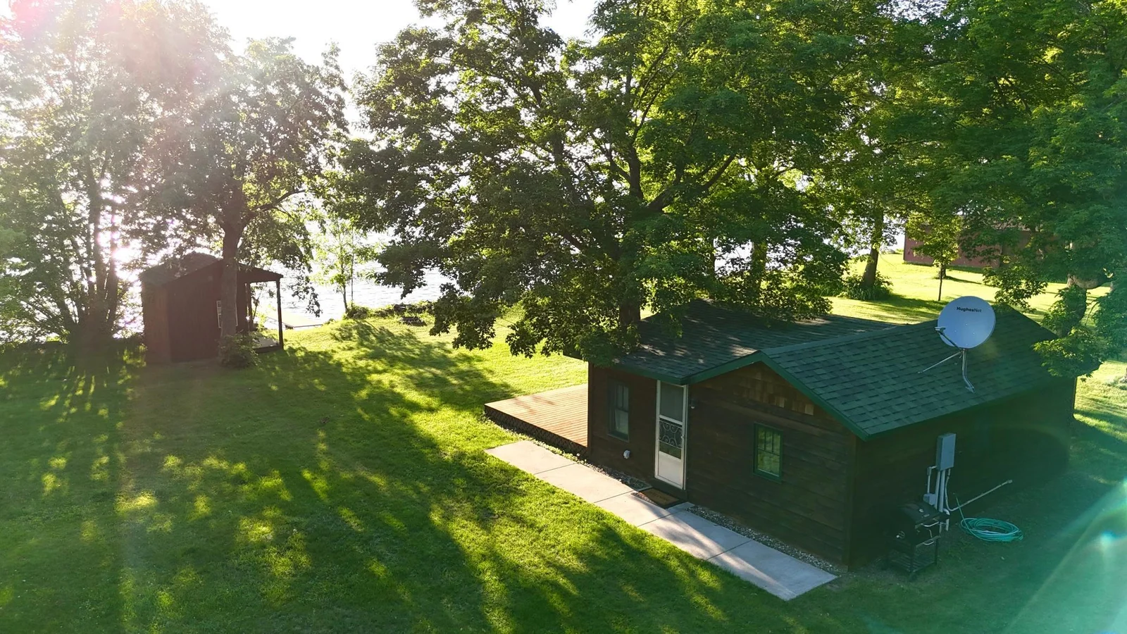 Walking in through the main door of the cabin you'll immediately feel the warm and nostalgic atmosphere this home gives.