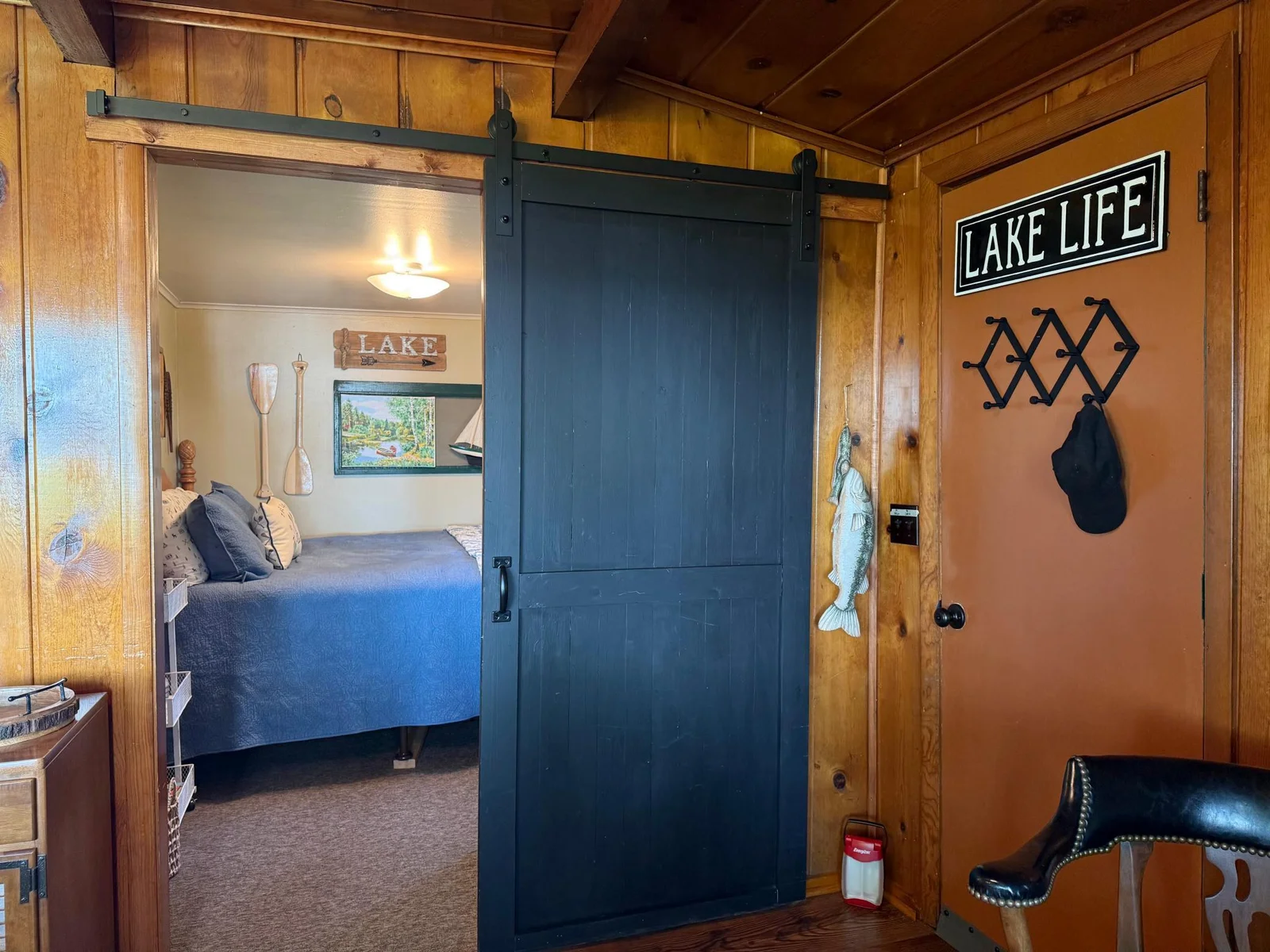 You'll walk in to your second bedroom.