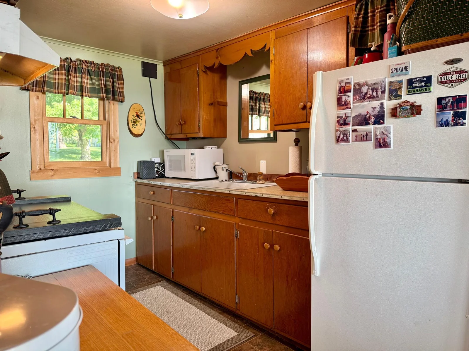 Great cabinet space and charm.