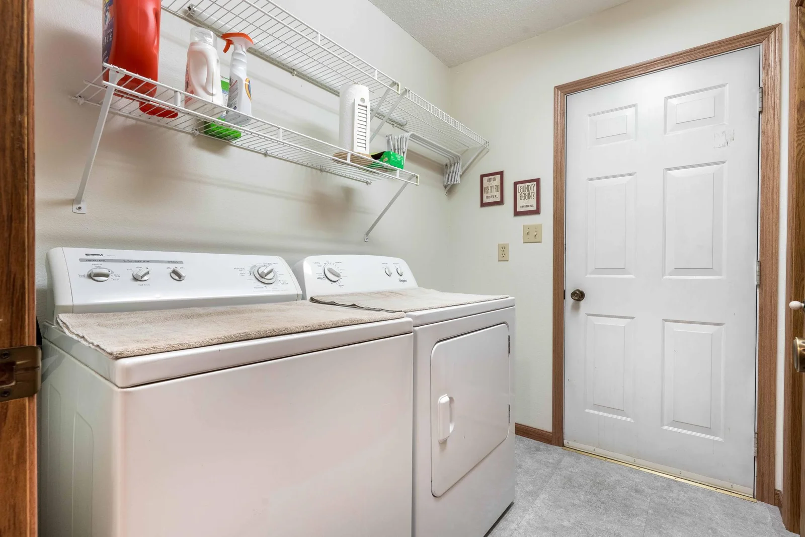 Main floor laundry