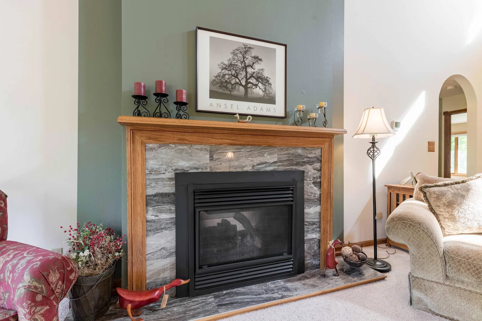 Living Room - Fireplace