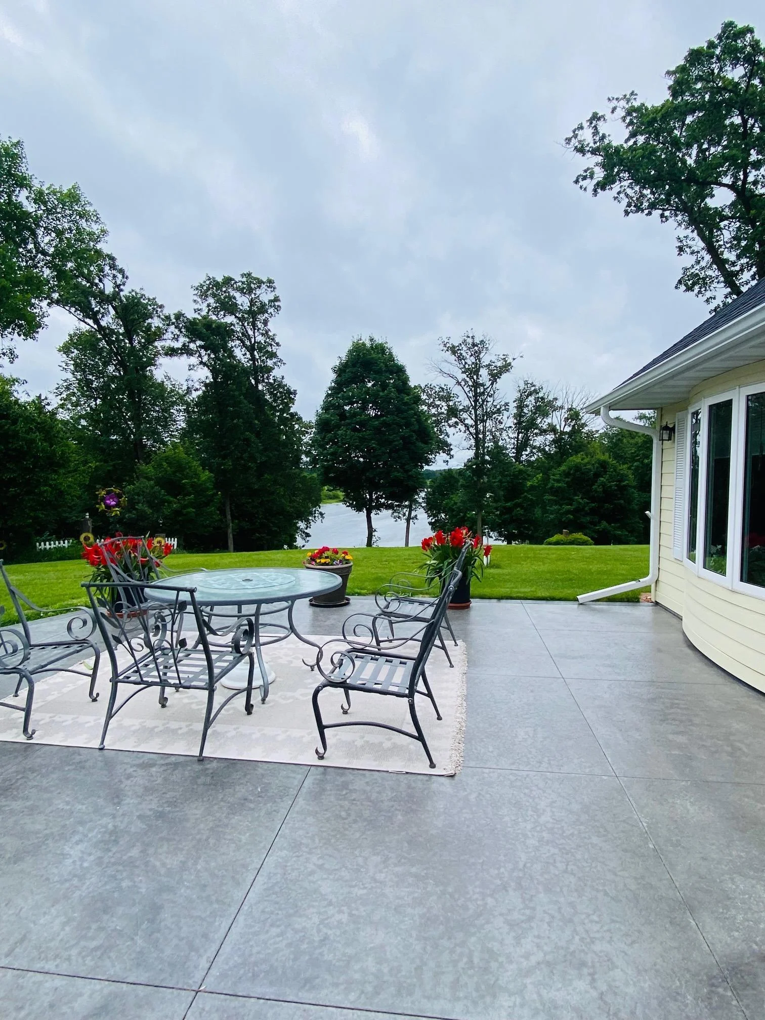 Patio Overlooking Lake