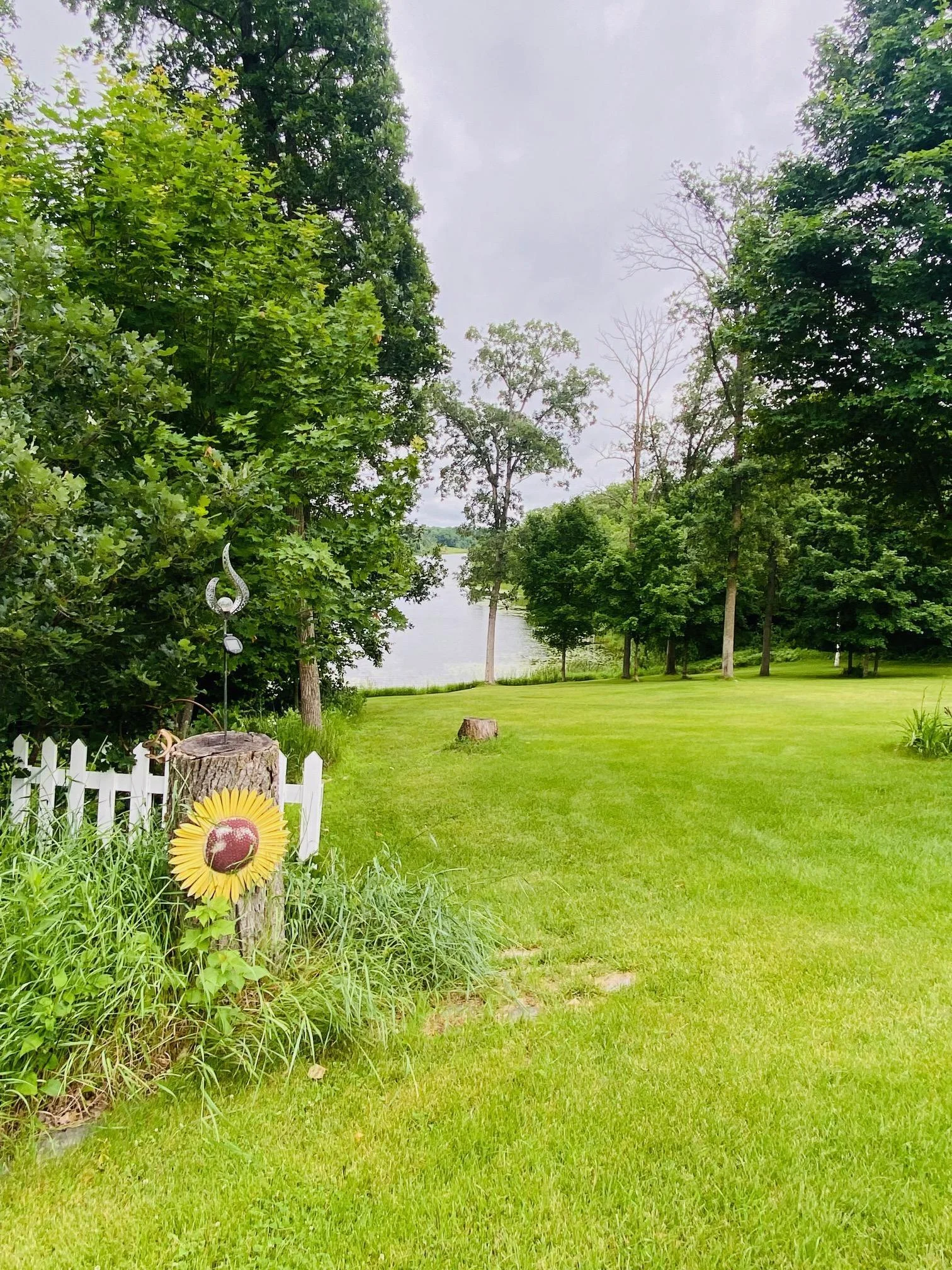 Yard Toward Lake