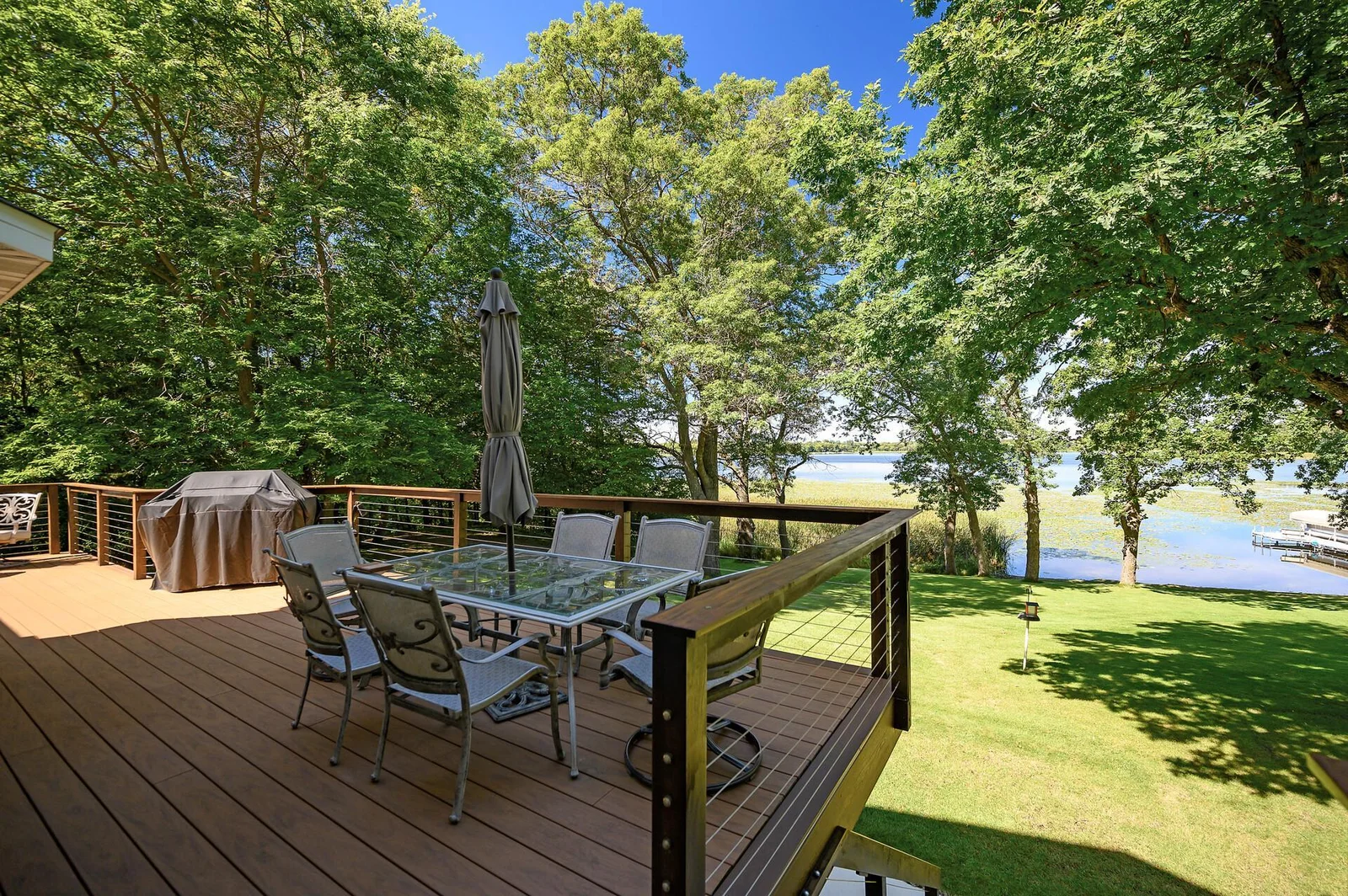 Views from the deck aren't too shabby!