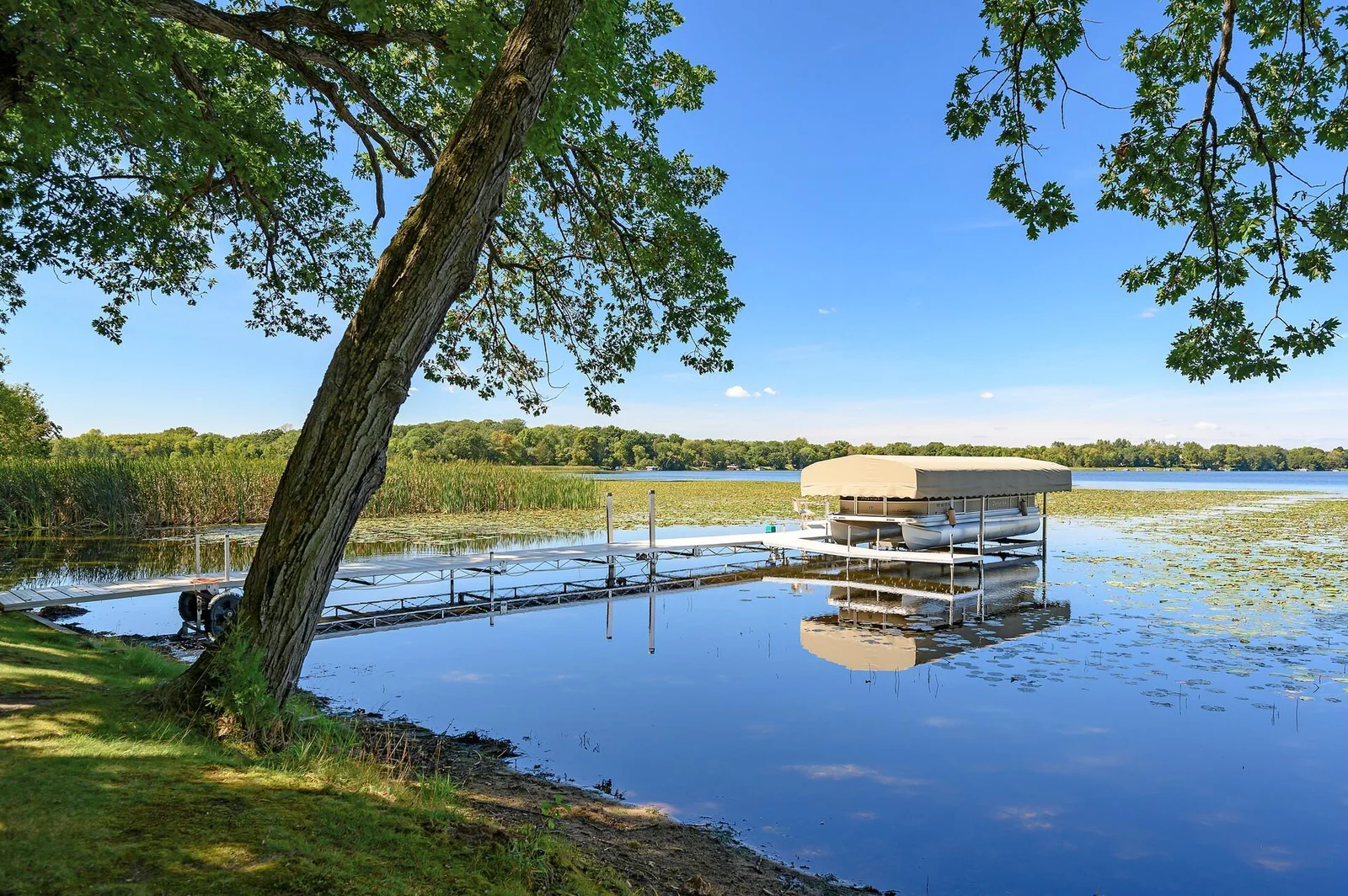 Dock is included in the sale!