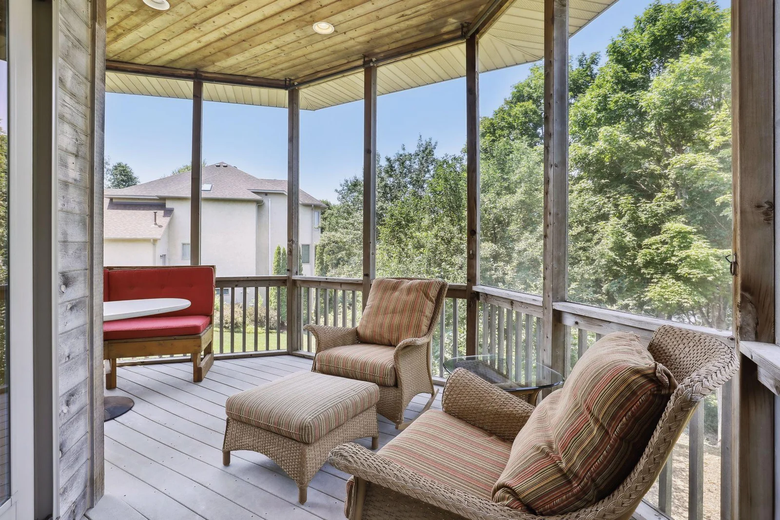 Private, screen porch located just off the private, office space! This might become your favorite spot in the house to take a break from all the office work.