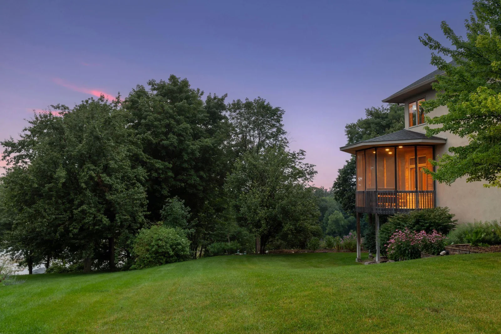 Enjoy evenings on the screen porch