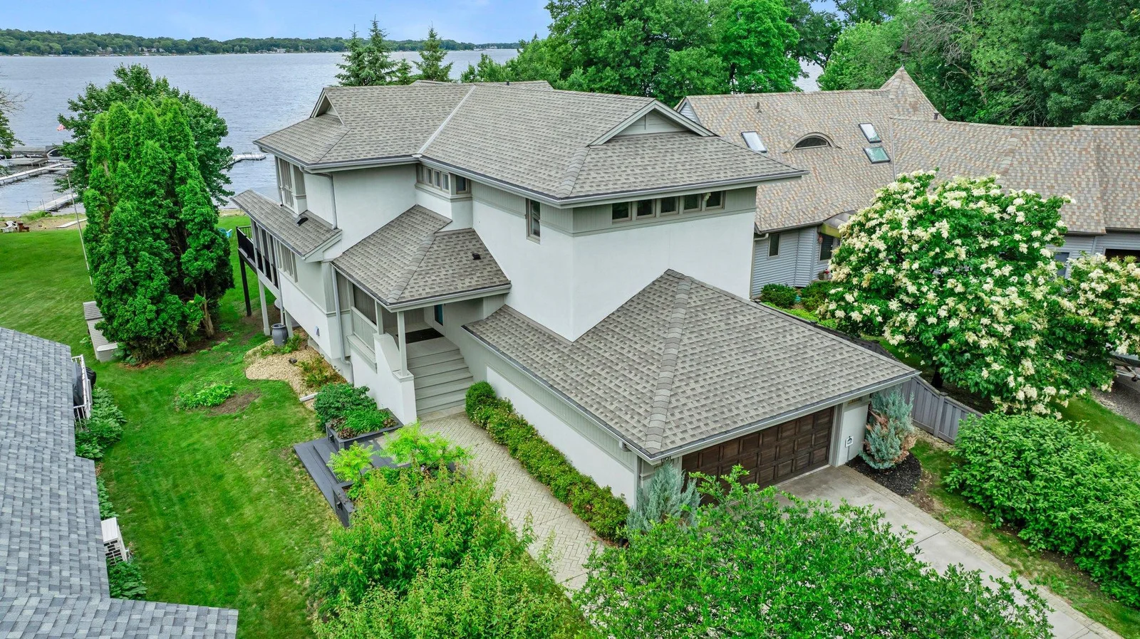 Arial view front of home