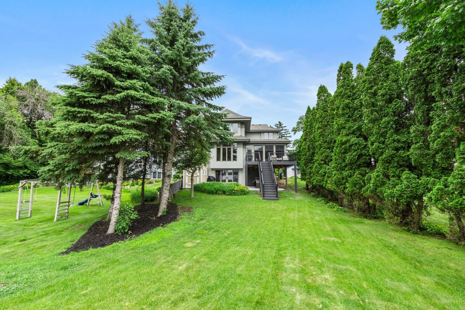 Rear of Home (note the large yard for fun and games)