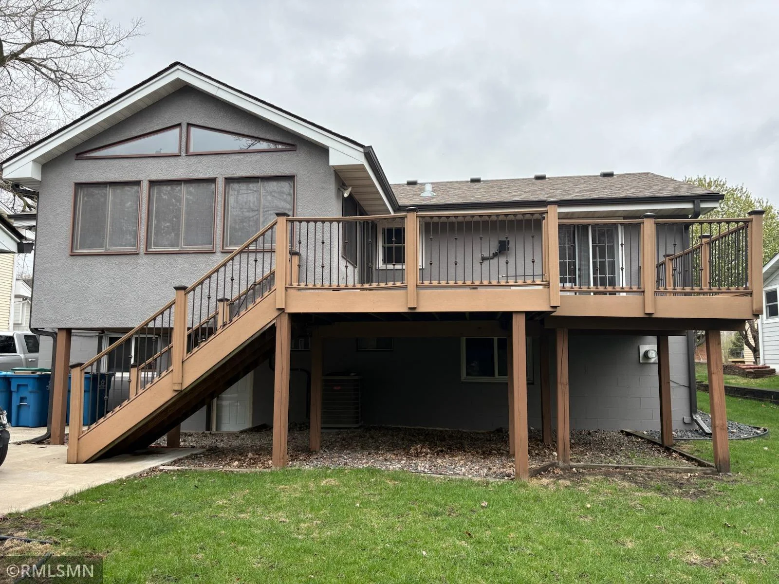 Rear of home
