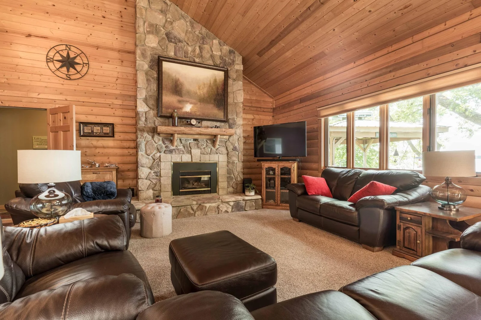 Large living room to accommodate large sectional couches or Theater chairs.