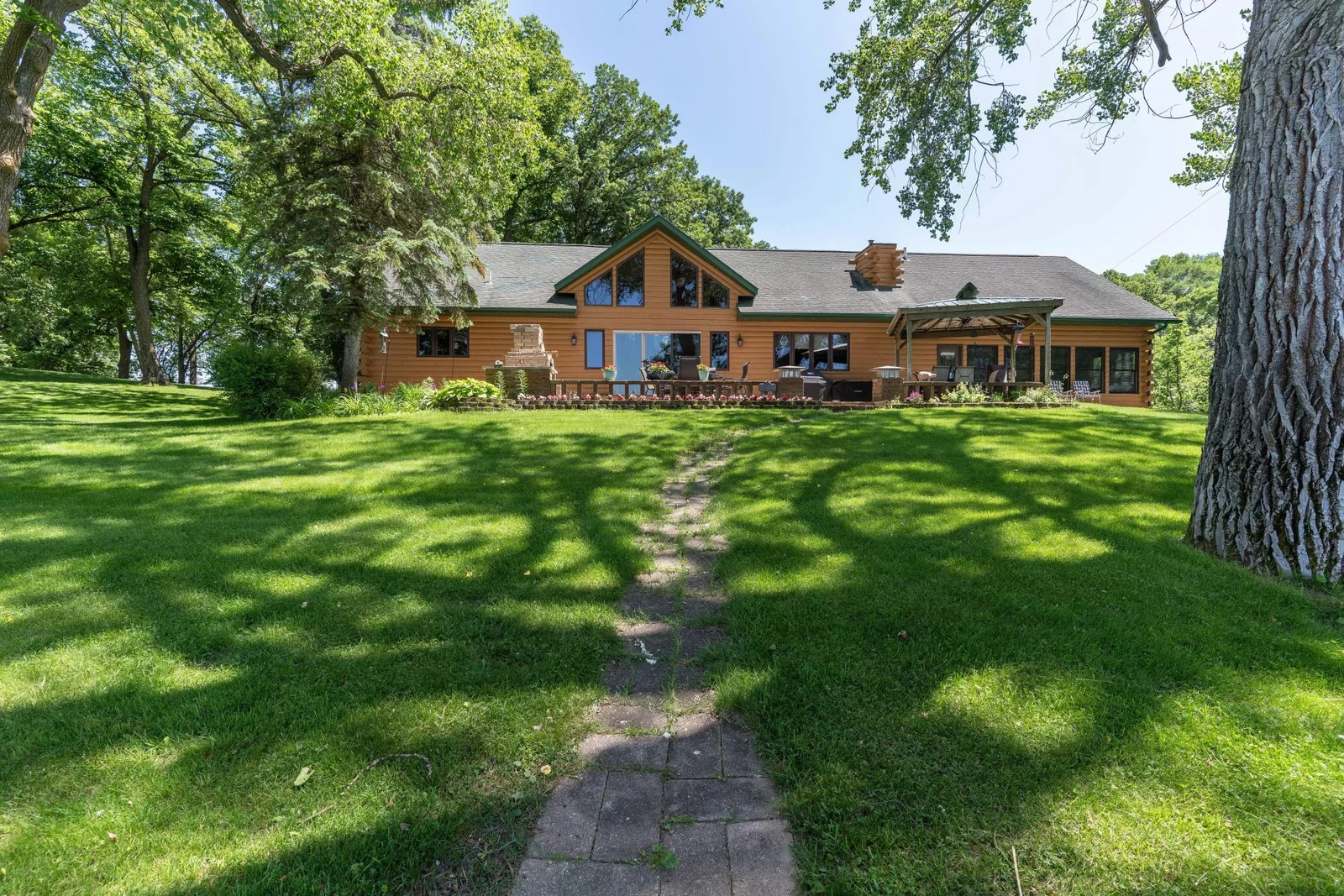 Front View of Main Cabin