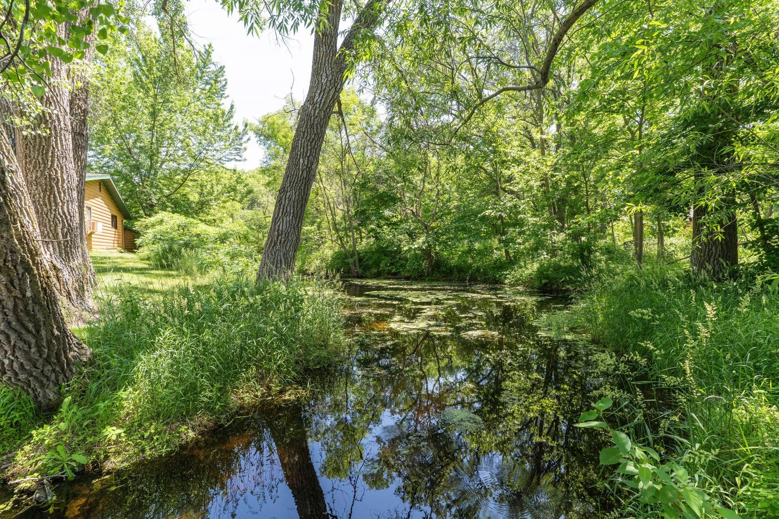 Creek runs on south end of this property