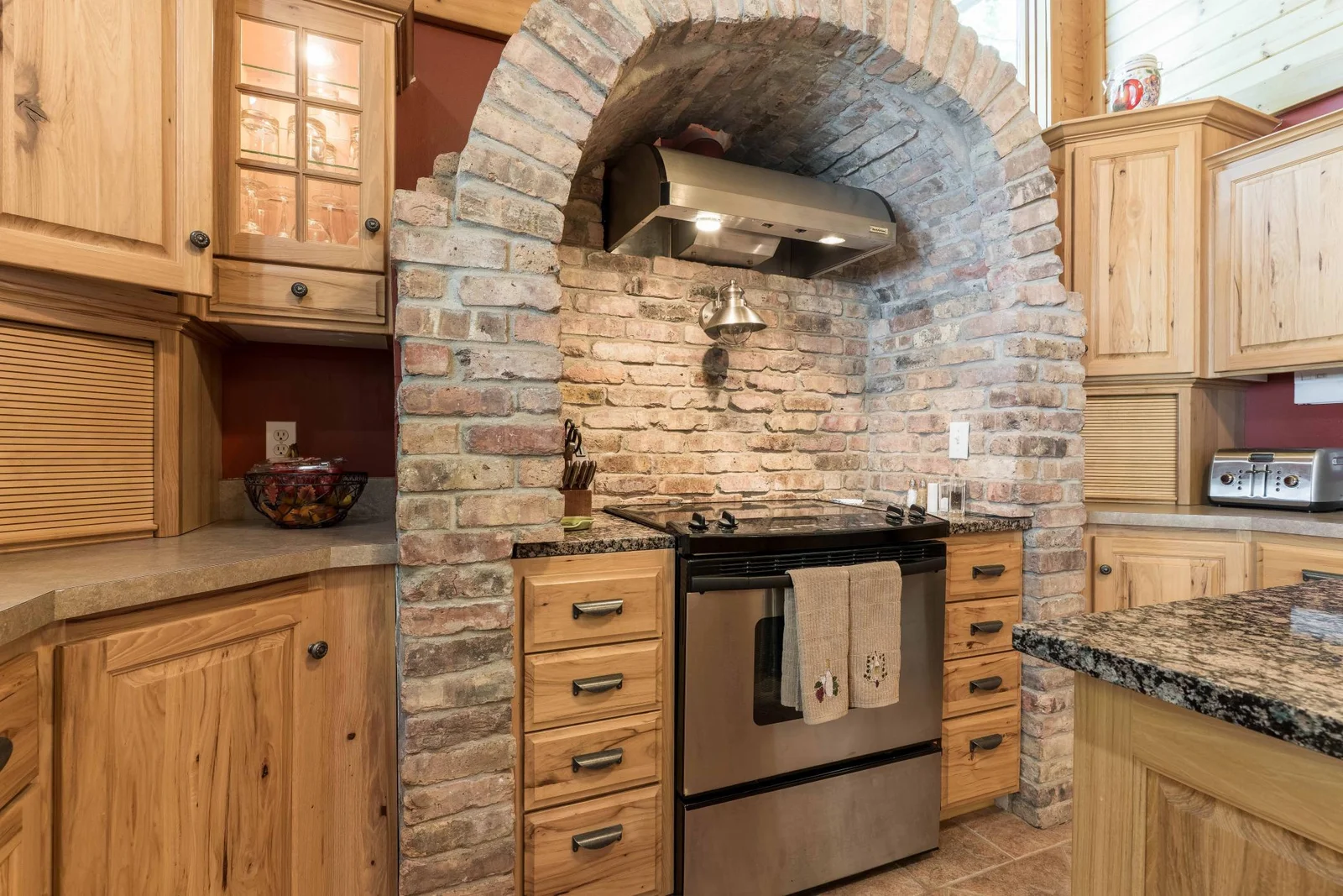 Heat Hearth over Range.