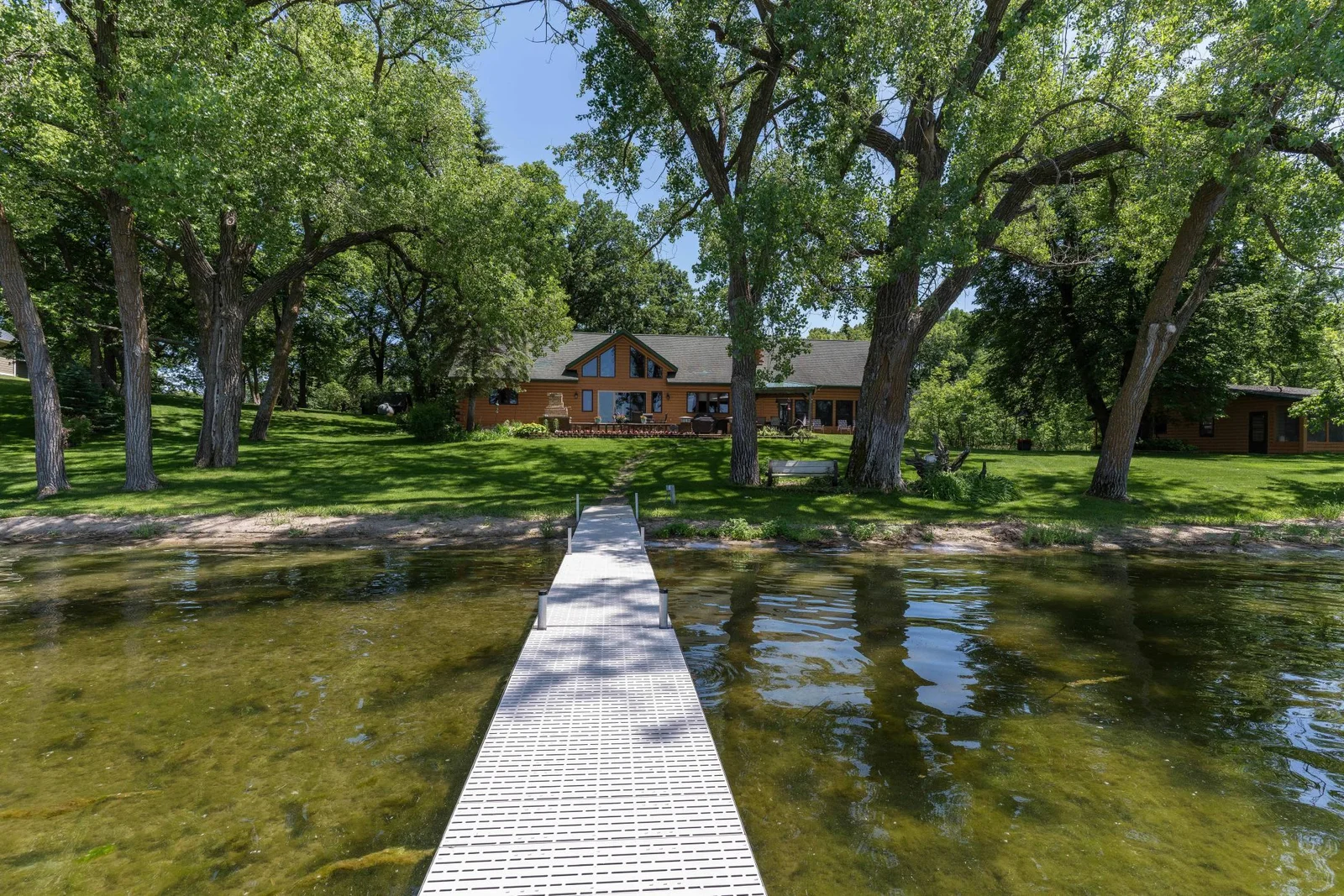 Front view of Home with Westerly Exposure.