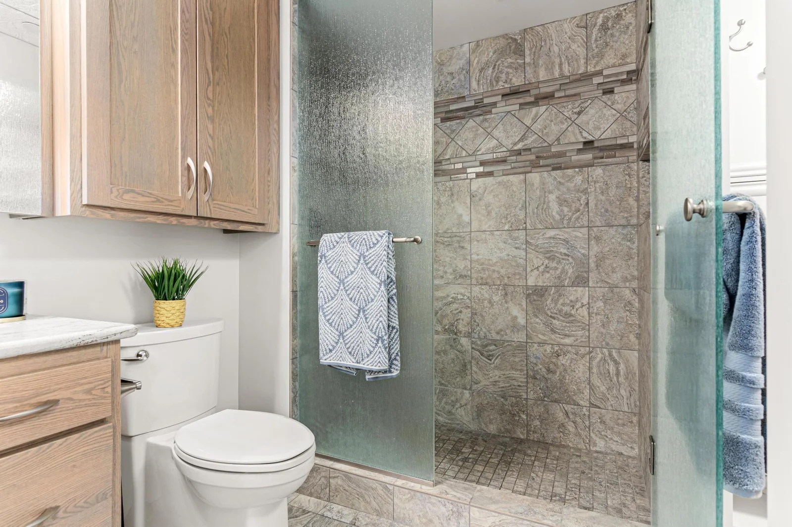 Beautiful Walk-In Shower