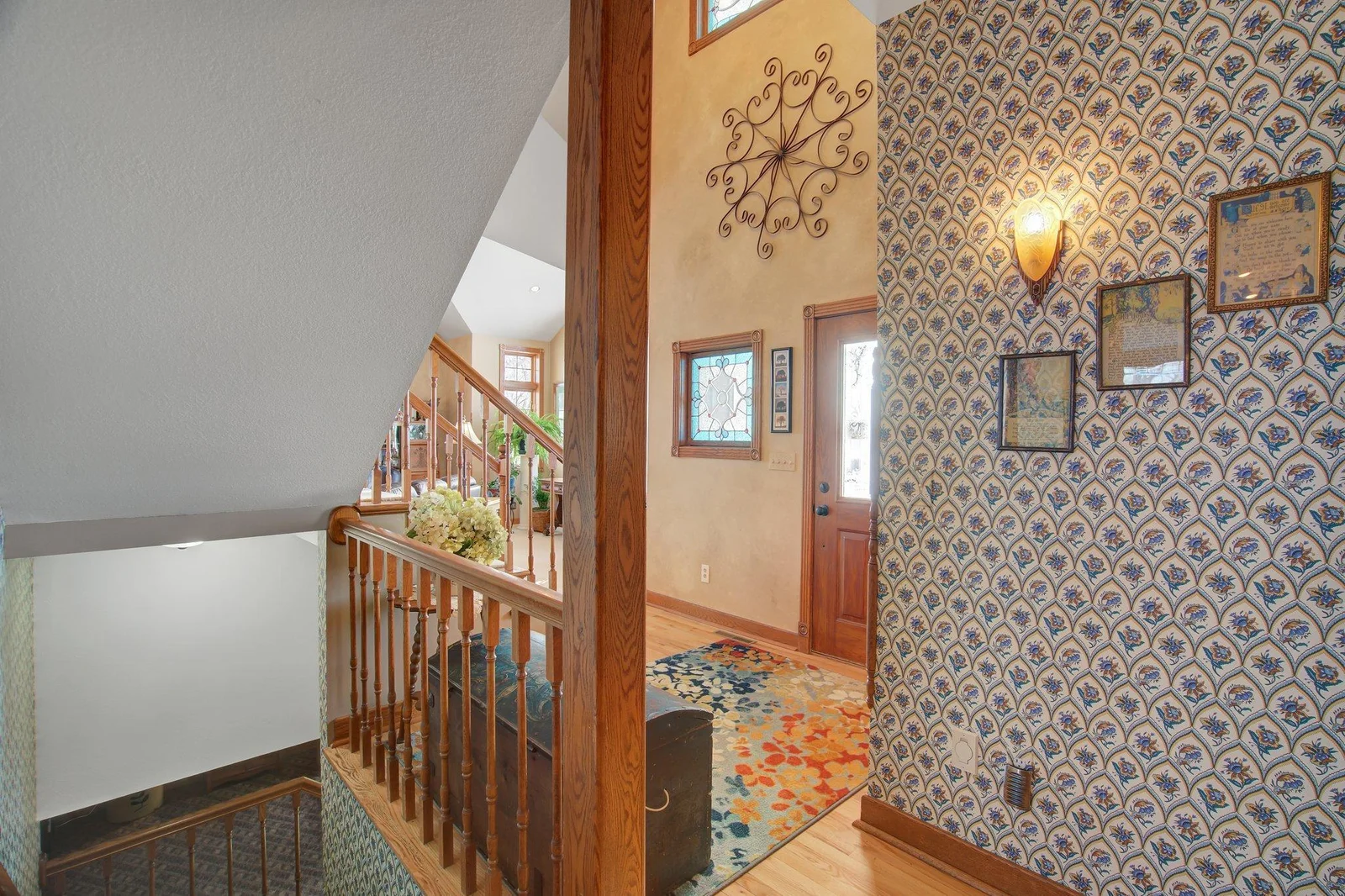 Foyer and Stairs to Family Room