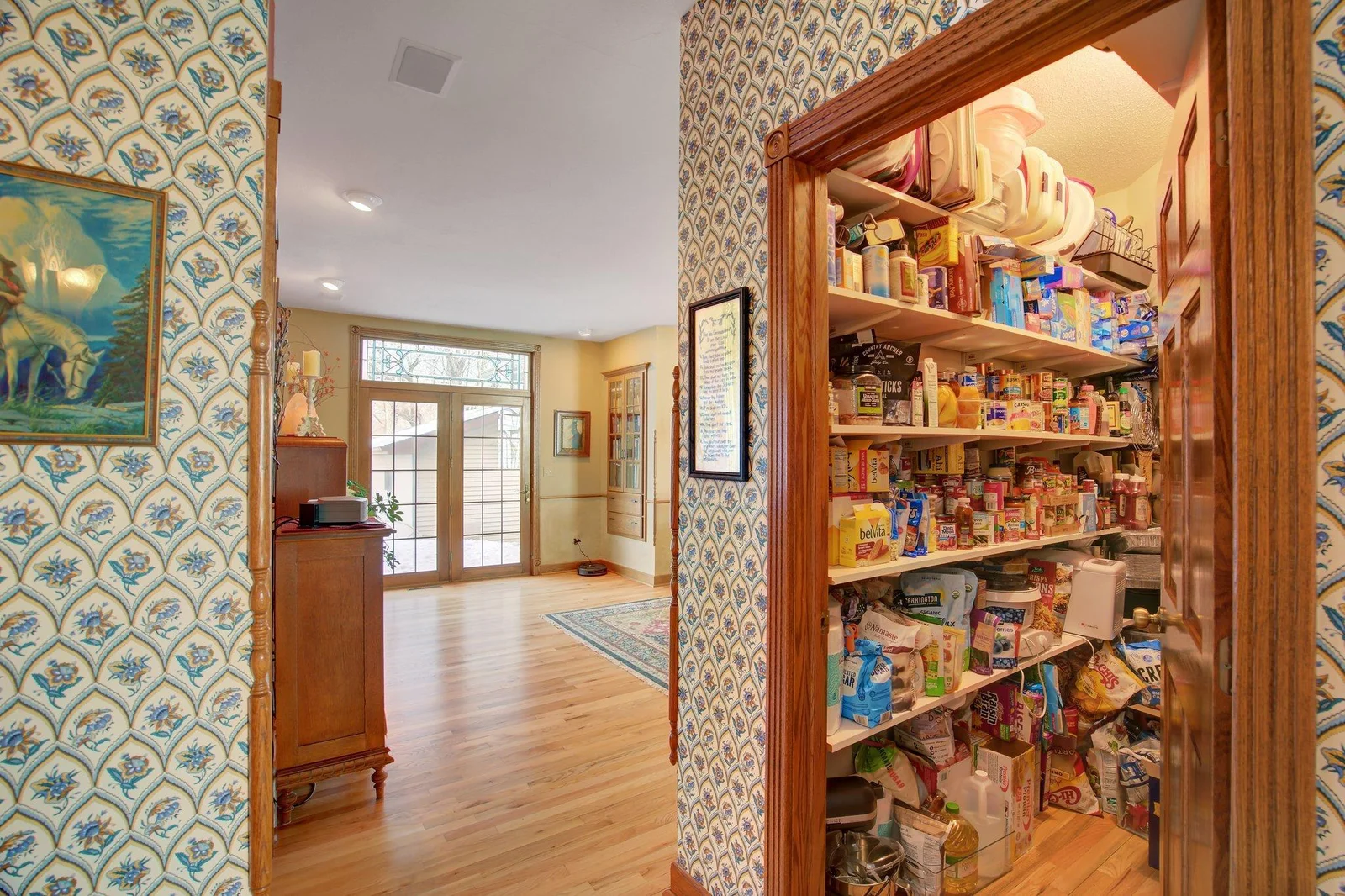 Pantry and main hall to dining room