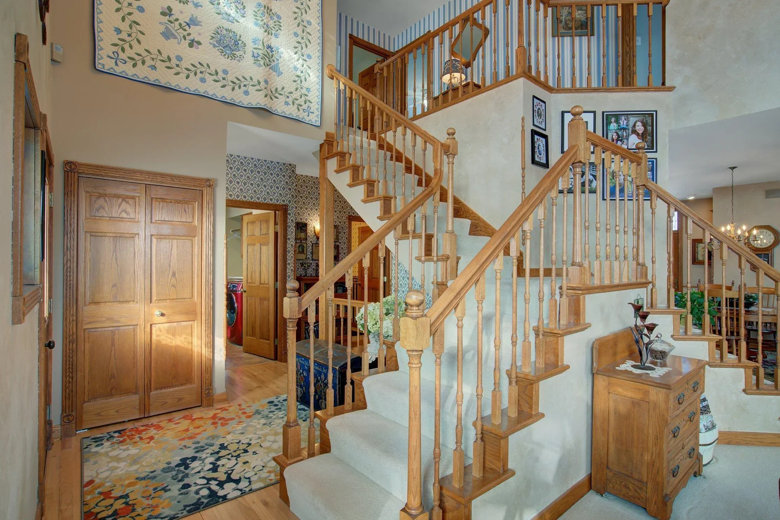 Two-Story Foyer and stairwell