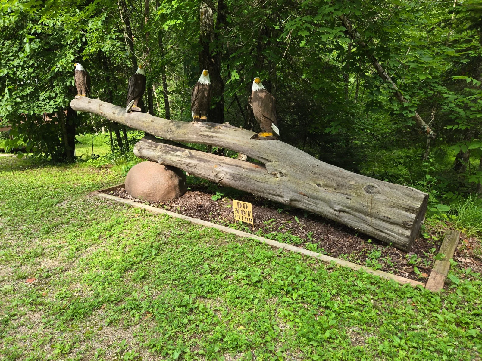 Custom Carved Eagles