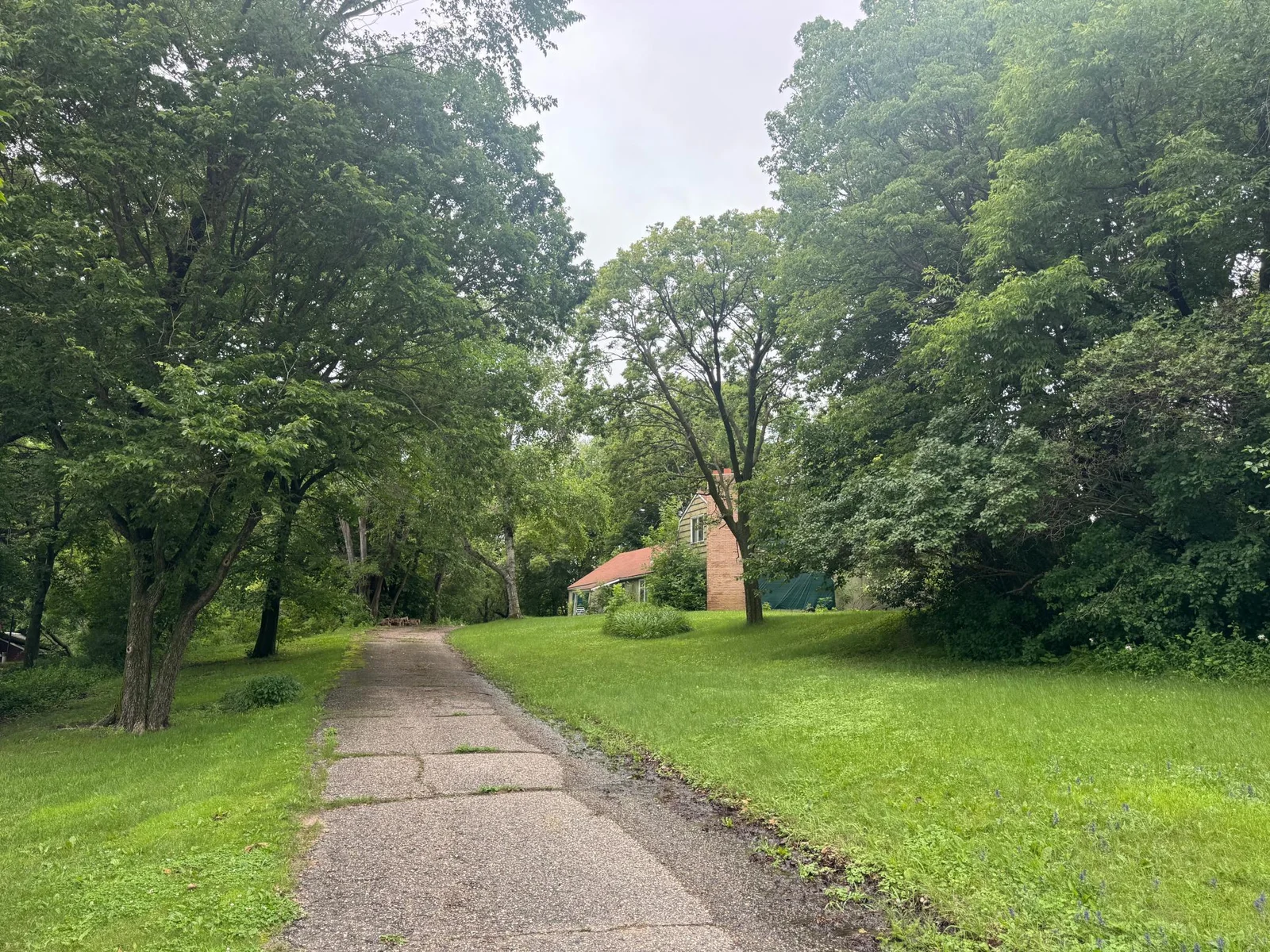 nearly 2 acre lot