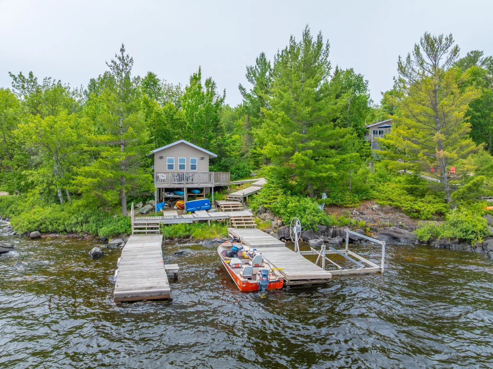 Bunk house at the waters edge