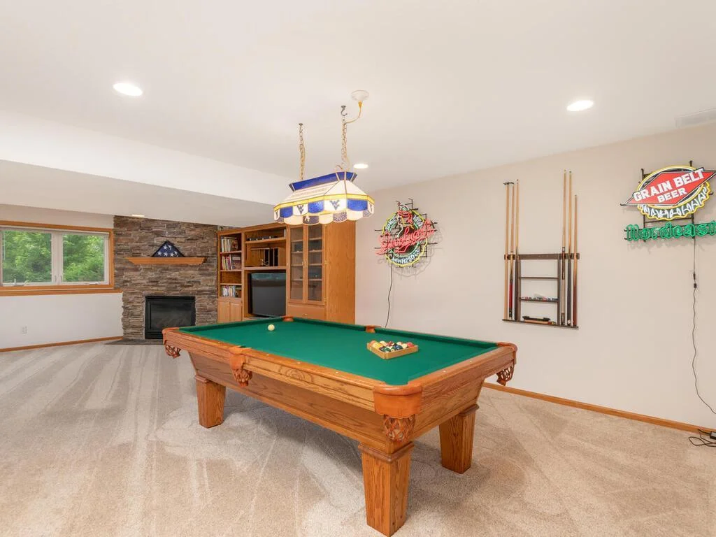 Lower level Amusement Room / Family Room