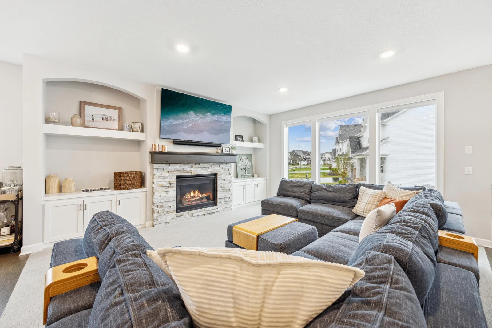 Main floor living room.