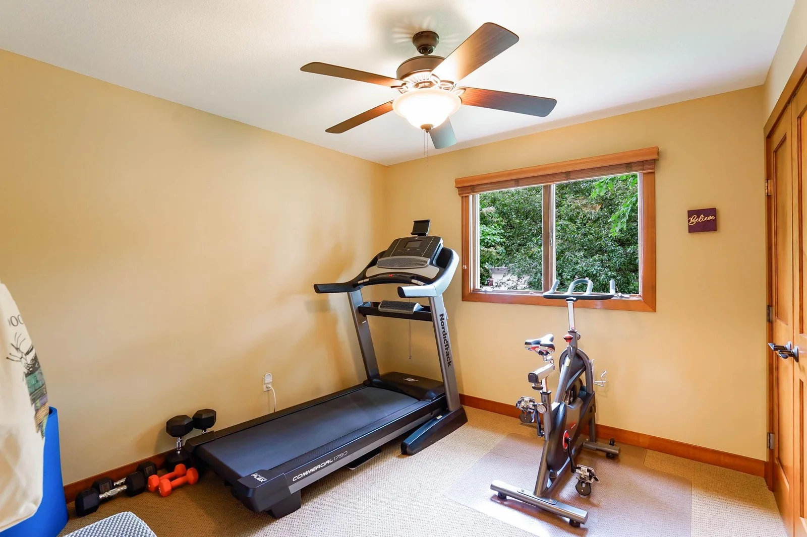3rd Upper bedroom.  Closet organizers are included in all bedrooms